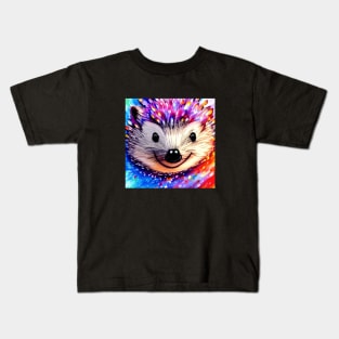 Happy Hedgehog - Cute and Colorful Kids T-Shirt